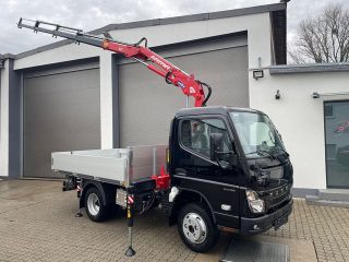 Mitsubishi Canter Fuso 6S15 - Kipper mit Kran 10,77m (Funk)