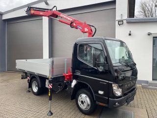 Mitsubishi Canter Fuso 6S15 - Kipper mit Kran 10,77m (Funk)