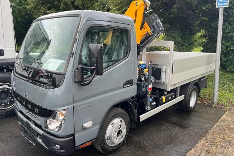 Mitsubishi Canter Fuso 6S15 - Kipper mit Kran 10,77m (Funk)